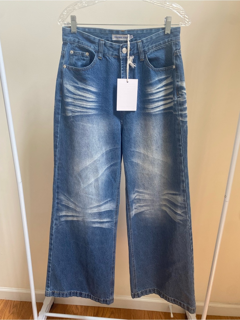 NWT Aelfric Eden baggy wide leg washed denim jeans Sz 30